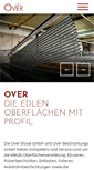 Mobile Screenshot of over-gmbh.de